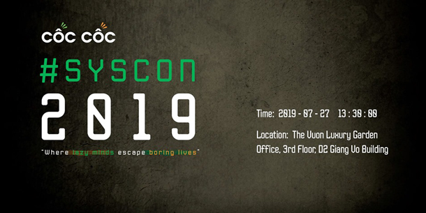 Hội thảo SysAdmin Conference 2019