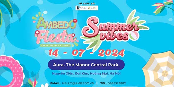 Lễ hội Ambedo Fiesta Summer Vibes 2024 - Pool Party
