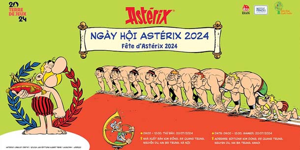 Ngày hội Astérix 2024 - Gặp gỡ giao lưu và chiếu phim dành tặng khán giả Việt Nam