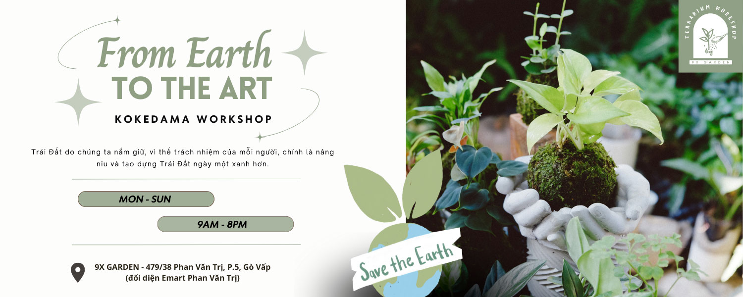 Workshop Kokedama - From Earth to The Art