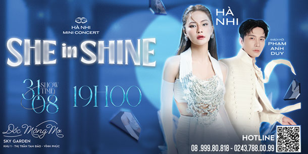 Mini concert she in shine - HÀ NHI