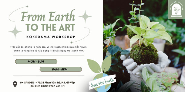 Workshop Kokedama - From Earth to The Art