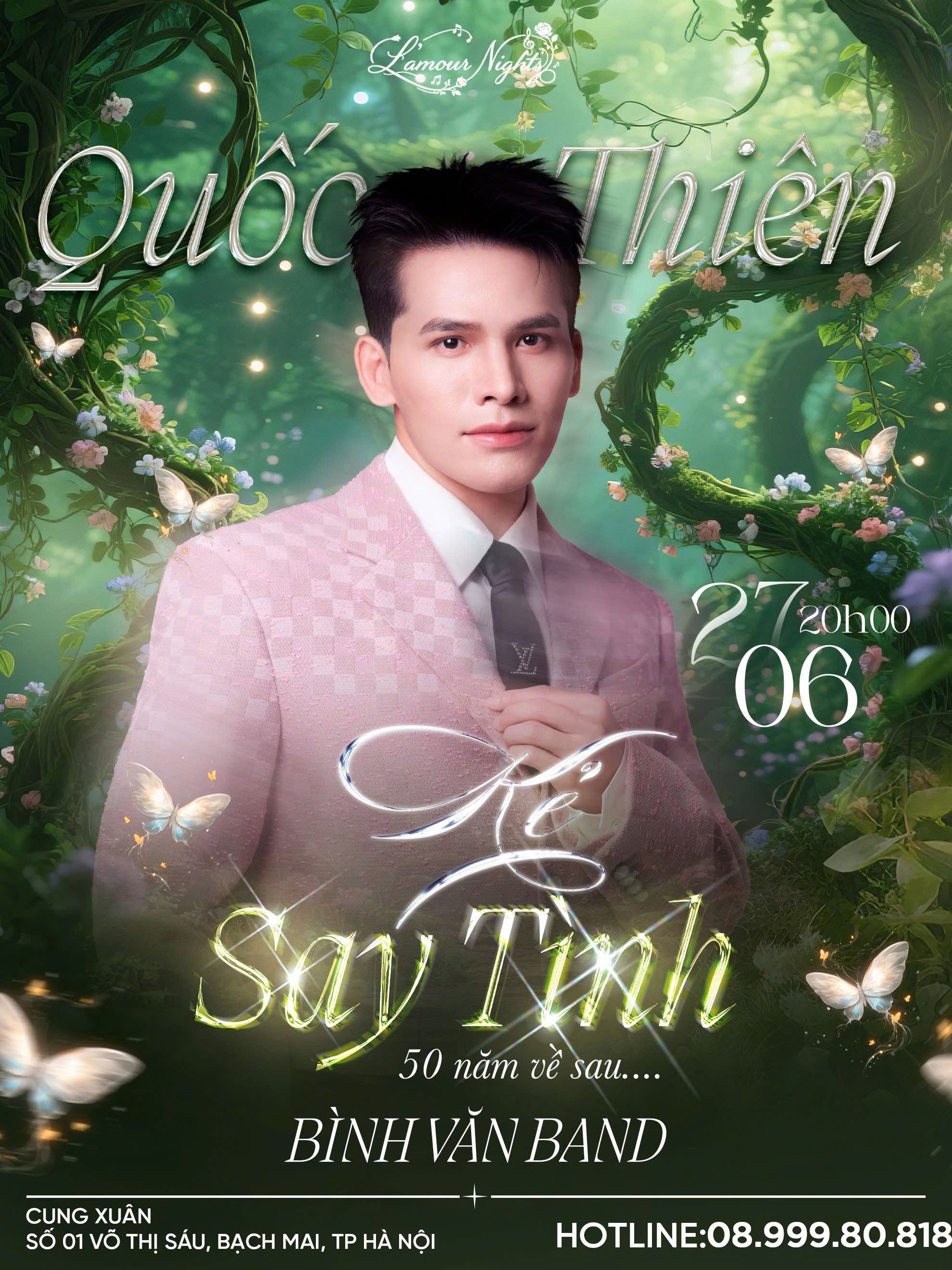 Liveshow Quốc Thi&ecirc;n tại H&agrave; Nội 2026 - Kẻ Say T&igrave;nh 50 năm Về Sau - V&igrave; sao bạn kh&ocirc;ng n&ecirc;n bỏ lỡ đ&ecirc;m nhạc n&agrave;y?