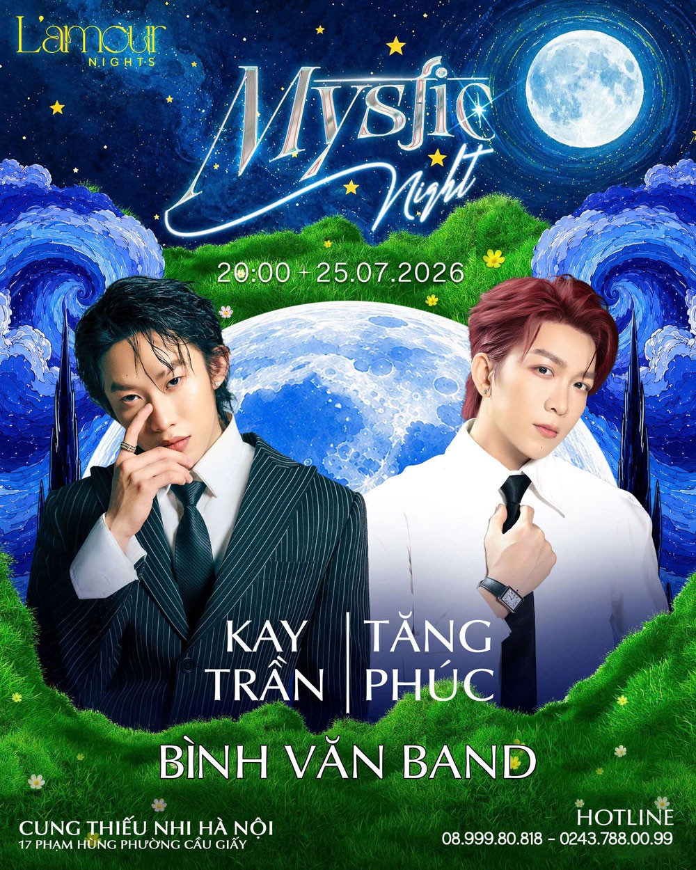 MYSTIC NIGHT Kay Trần Tăng Phúc 25.07.2026 tại Cung Thiếu Nhi Hà Nội