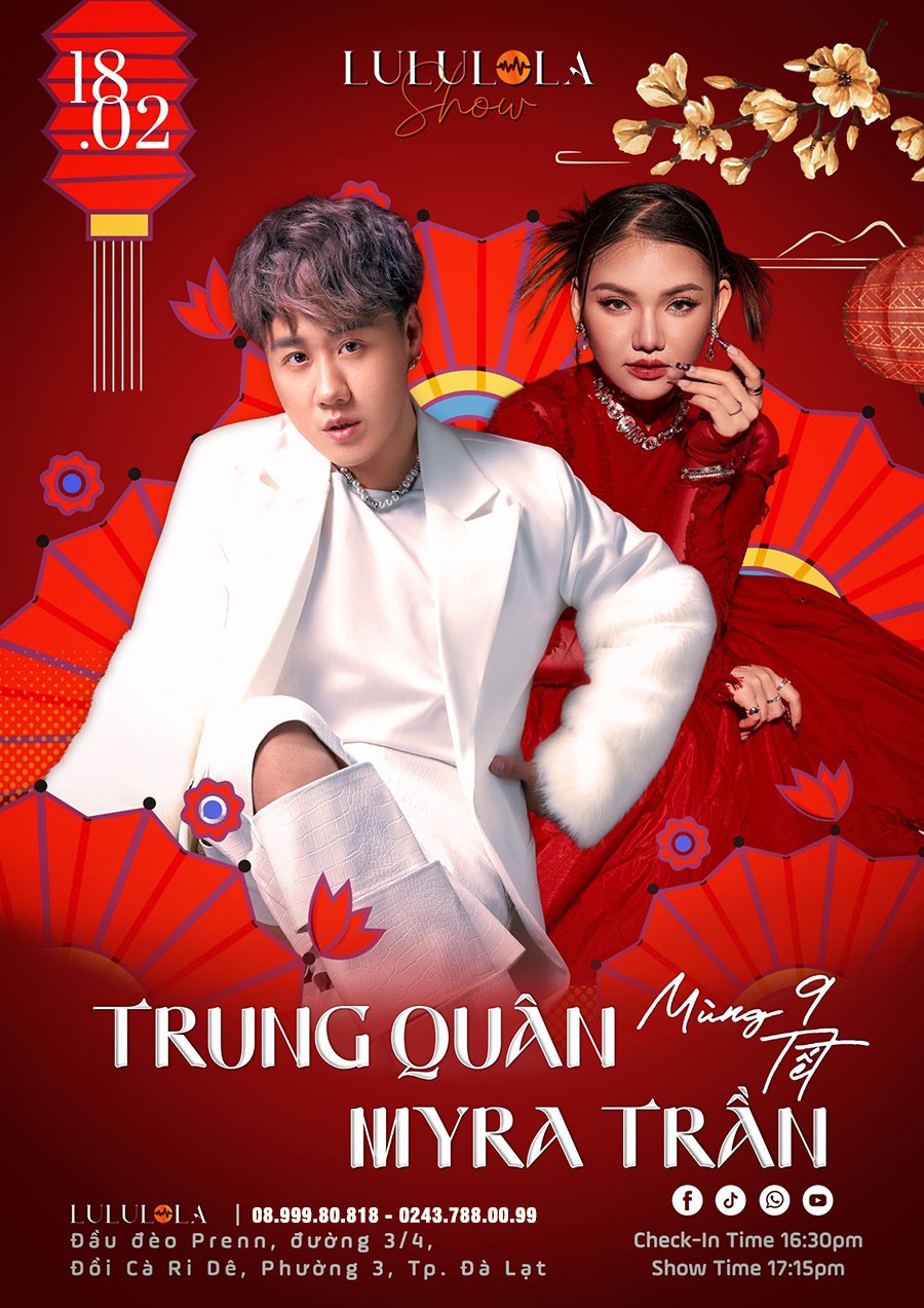 Liveshow TRUNG QUÂN và MYRA TRẦN tại Đà Lạt - Ngày 18.02.2024