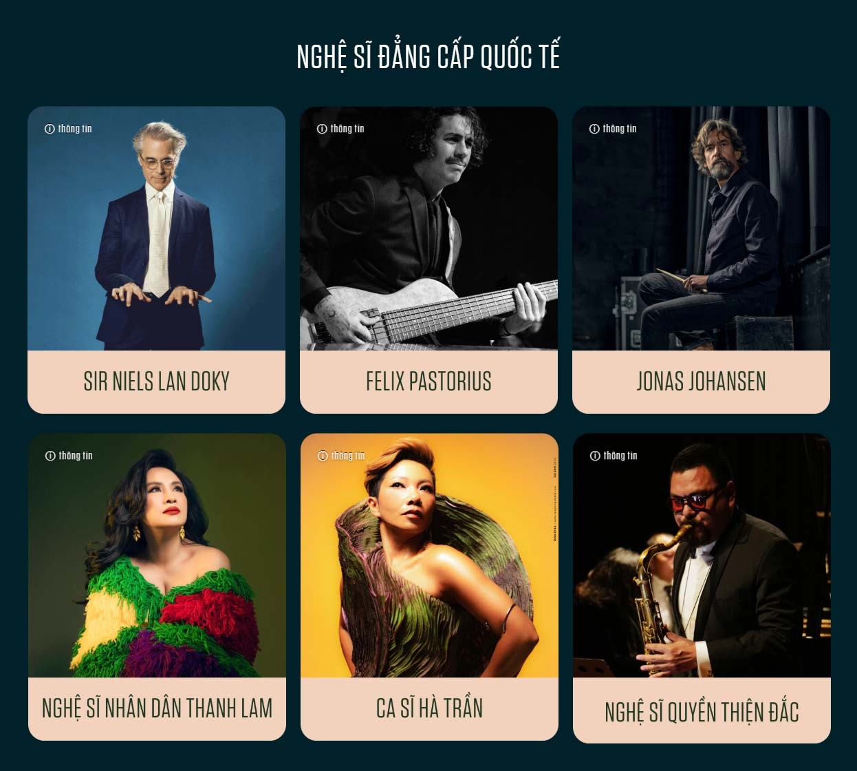 Chính thức mở bán vé: Hòa nhạc quốc tế Immersed Jazz Concert 2025