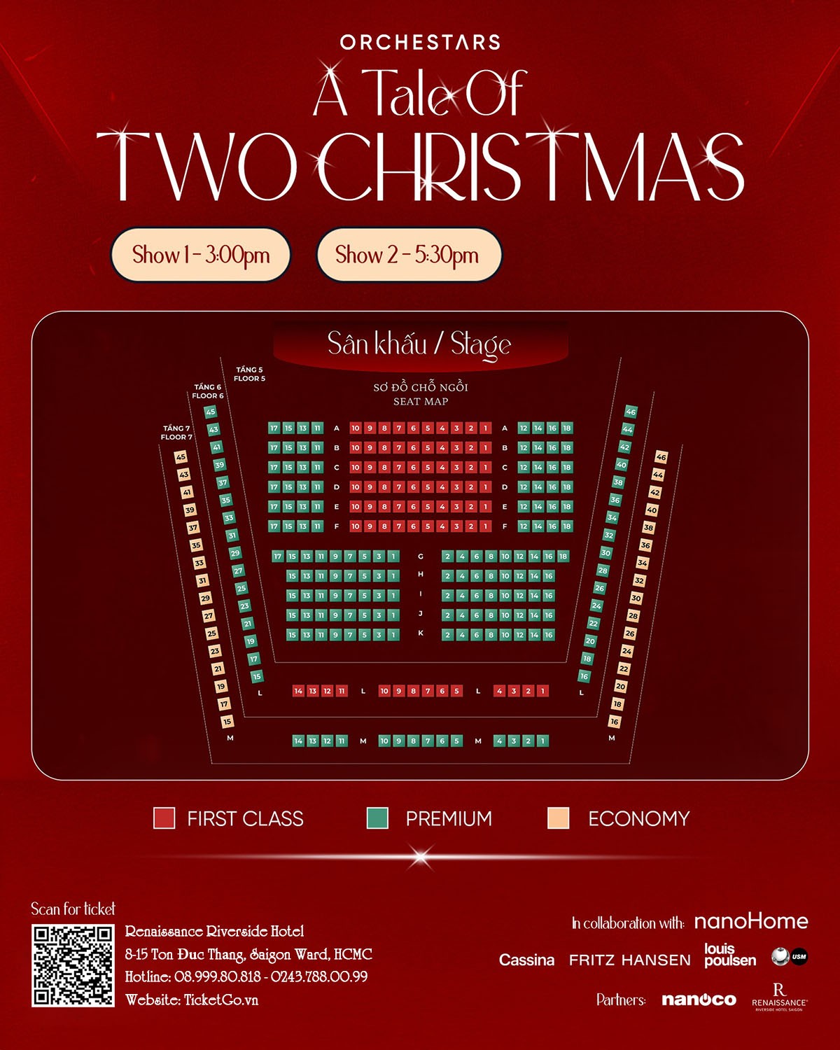 Mở bán vé - A Tale Of Two Christmas - Đêm nhạc Giáng Sinh 2025 đáng nhớ tại Sài Gòn