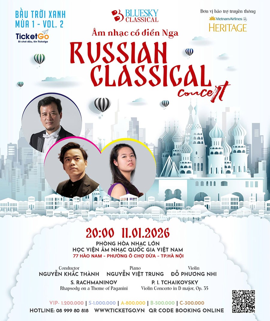 Hòa nhạc giao hưởng BLUESKY Season 1 - Vol 2 RUSSIAN CLASSICAL