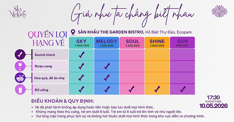 Liveshow VICKY NHUNG - Gi&aacute; như ta chẳng biết nhau | Sky Melody - Ng&agrave;y 10.05.2026