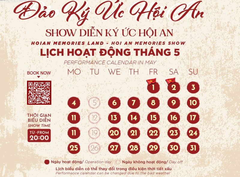 K&yacute; Ức Hội An - Hoi An Memories Show | Gi&aacute; v&eacute; v&agrave; lịch diễn 