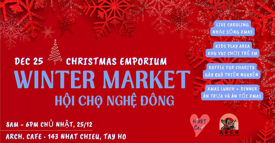 Hội chợ Giáng sinh 2022 - H'ART Co. - Market Vol 3 - CHRISTMAS EMPORIUM - Hội Chợ Nghệ Đông