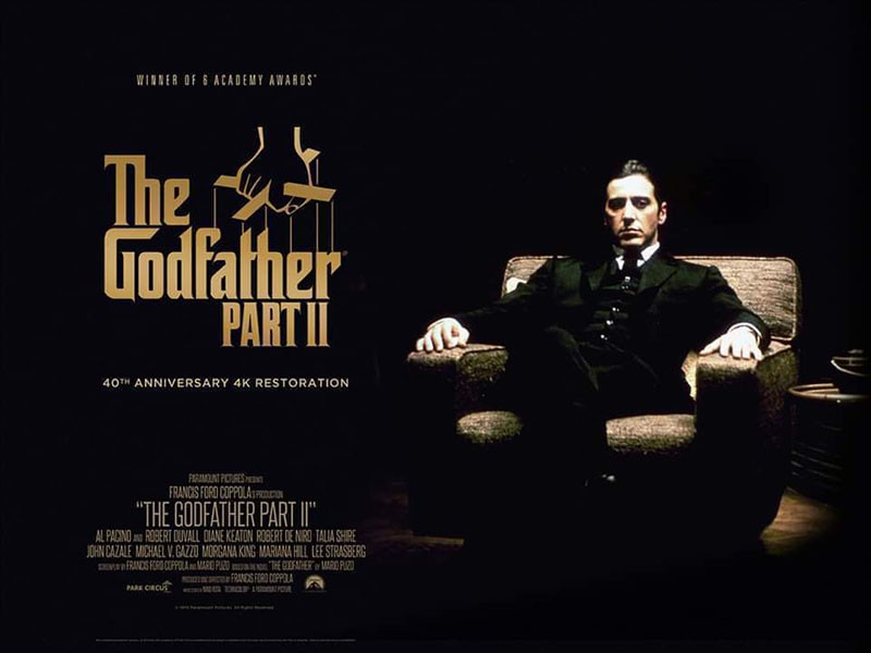 Chiếu phim điện ảnh Oscar miễn phí - Bố Già phần 2 (The Godfather II)