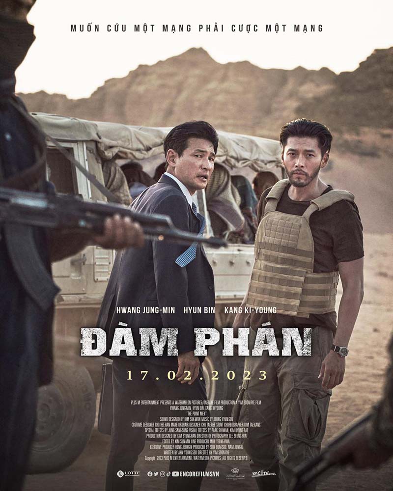 Hyun Bin và ông hoàng phòng vé Hwang Jung Min có màn kết hợp đầy bùng nổ trong tựa phim điện ảnh ĐÀM PHÁN - The Point Men