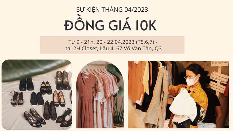 Workshop đồng giá 10K - Sự kiện gây quỹ tháng 4.2023