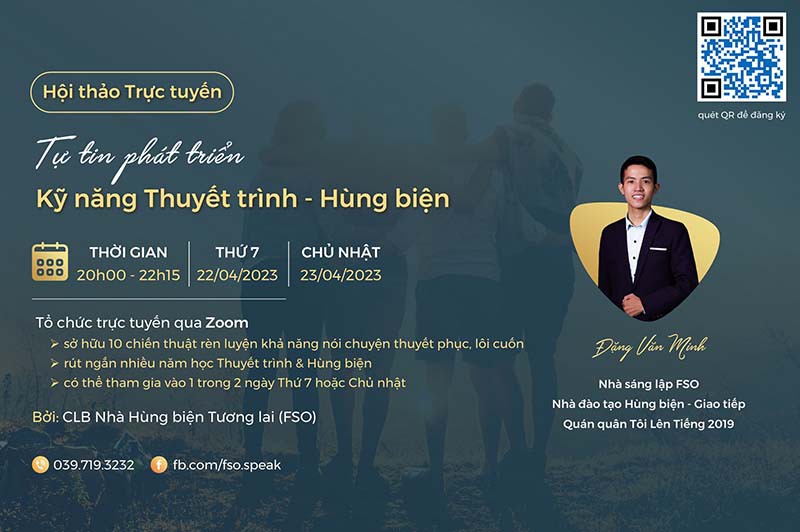 Hội thảo - Tự tin Phát triển kỹ năng Thuyết trình - Hùng biện