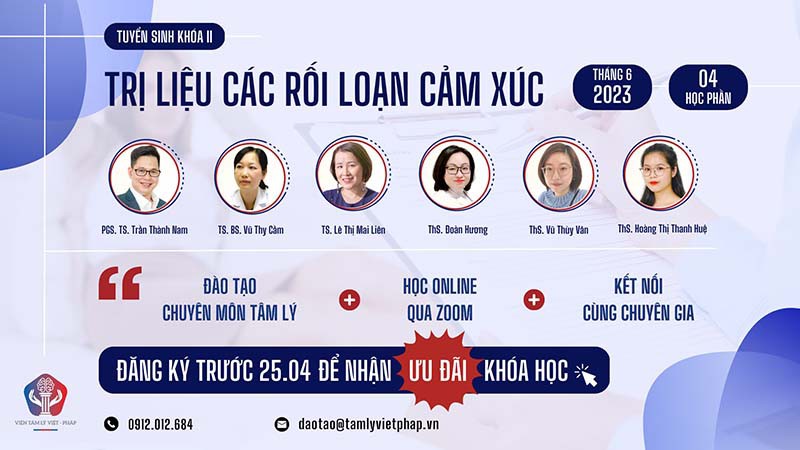 Khai giảng khóa II - Trị liệu các rối loạn cảm xúc