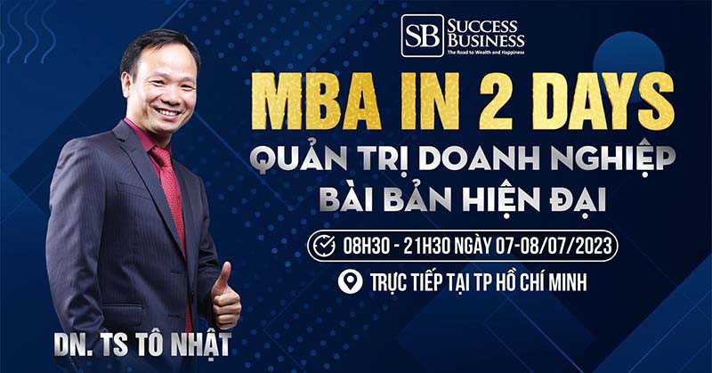 Khóa học MBA in 2 days - Quản trị Doanh nghiệp bài bản - hiện đại tại Hà Nội (K58)