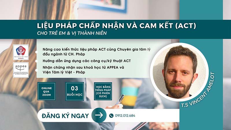 Khai giảng khóa đào tạo - Liệu pháp chấp nhận và Cam kết (ACT) cho trẻ em và vị thành niên - Khóa 2