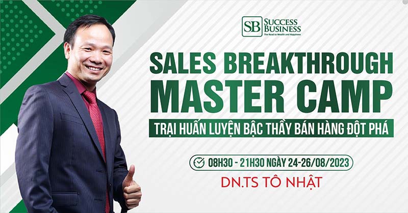 SBM CAMP - Trại huấn luyện Bậc thầy Bán hàng đột phá - Ngày 26.08.2023