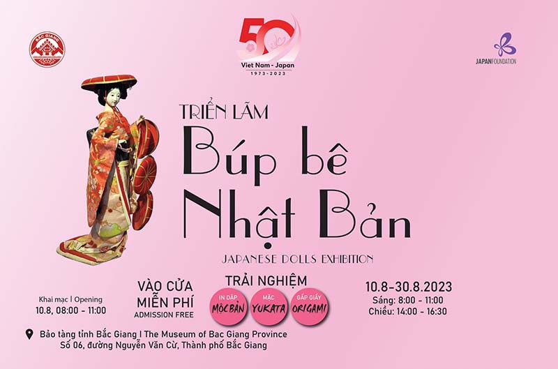 Triển lãm Búp bê Nhật Bản 2023 tại Bắc Giang - JAPANESE DOLLS