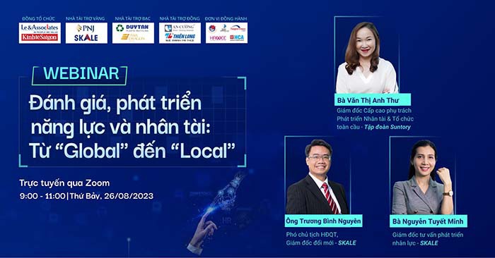 Webinar Đánh giá-Phát triển năng lực và nhân tài từ GLOBAL đến LOCAL