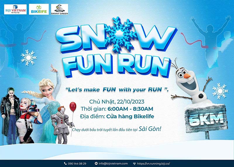 Giải chạy bộ SNOW Fun Run 2023