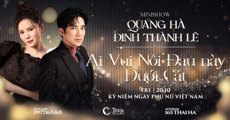 Minishow Quang Hà tại Hà Nội - Ngày 20.10.2023