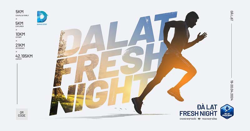 Giải chạy bộ Đà Lạt Fresh Night Marathon 2024