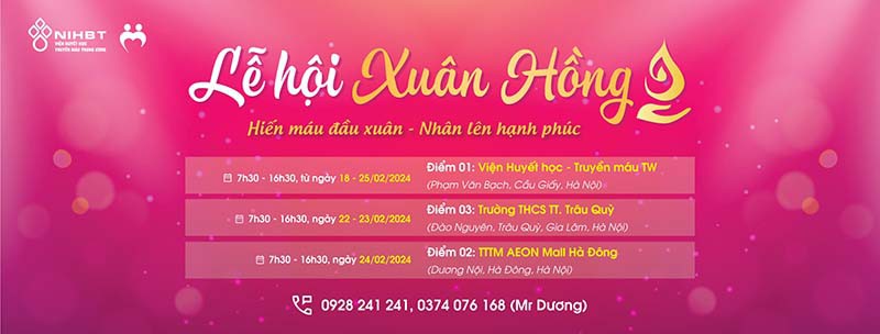 Lễ hội Xuân hồng 2024 - Lễ hội hiến máu lớn nhất Việt Nam