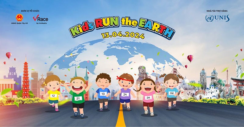 Giải chạy bộ Kids RUN the EARTH 2024