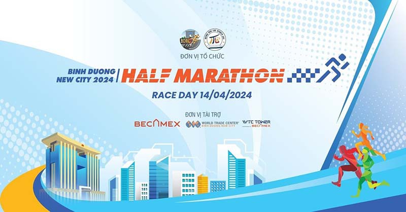 Giải chạy bộ Bình Dương New City Half Marathon 2024
