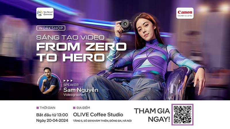 Workshop Sáng tạo Video - From Zero to Hero 2024