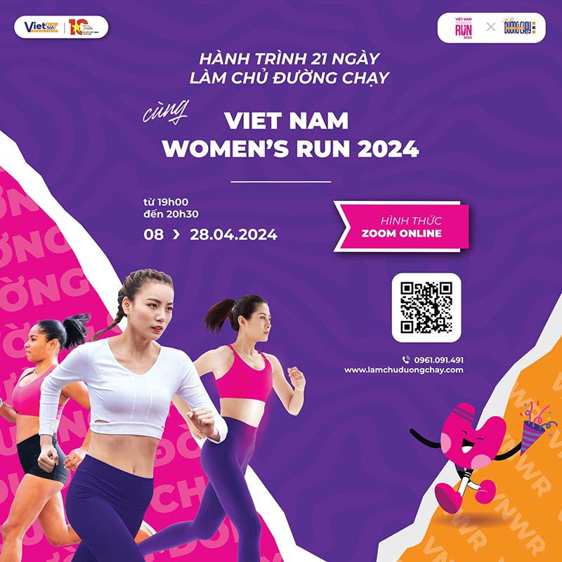 Khóa học làm chủ đường chạy cùng Vietnam Women's Run trong 21 ngày
