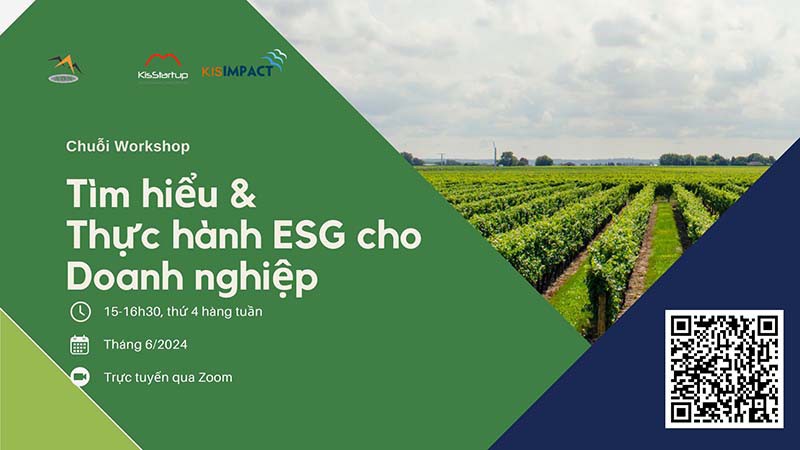 Chuỗi workshop online - Tìm hiểu và Thực hành ESG cho Doanh nghiệp