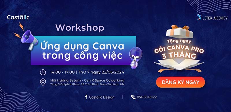 Workshop - Ứng dụng thiết kế Canva trong công việc 2024