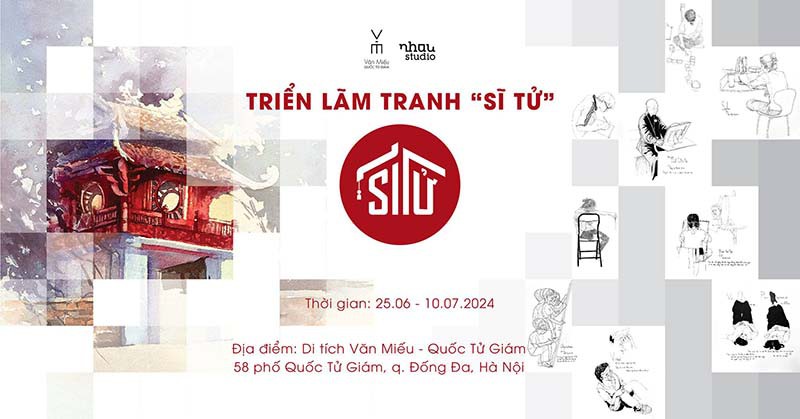 Triển lãm tranh SĨ TỬ tại Hà Nội từ ngày 25.06 đến ngày 10.07.2024