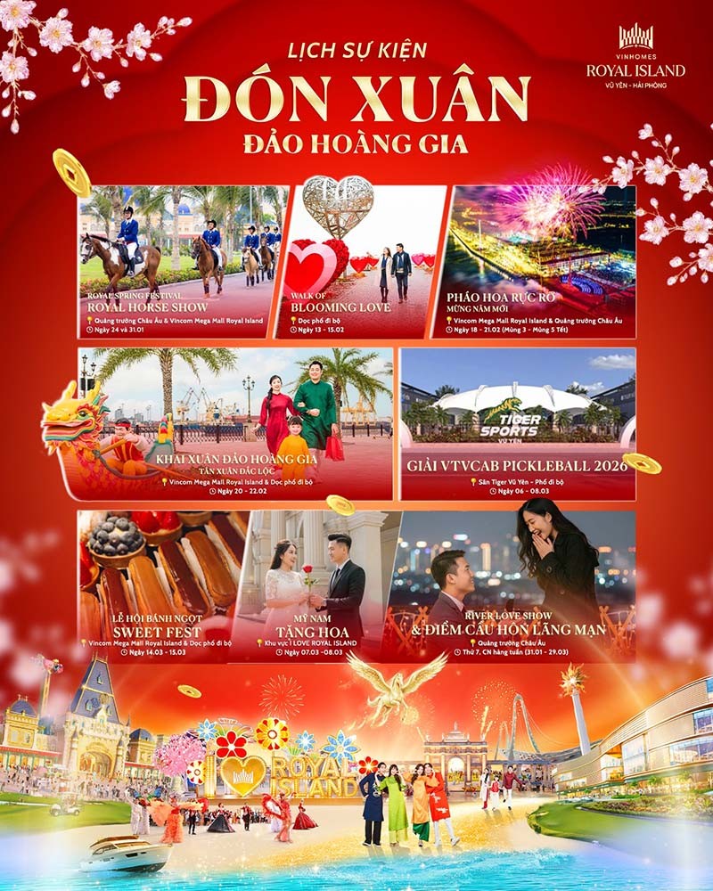Tổng hợp sự kiện HOT dịp đầu xuân Bính Ngọ 2026 tại Hải Phòng - Đi đâu chơi ở Hải Phòng?