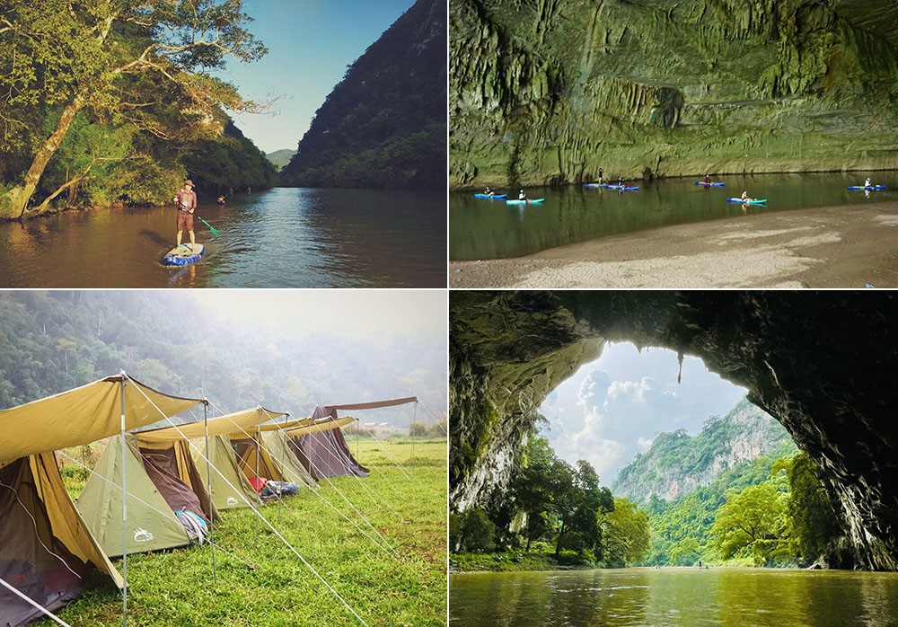 Tour ch&egrave;o SUP-Trekking & Camping H&agrave; Nội - Hồ Ba Bể | Chinh phục s&ocirc;ng Năng v&agrave; hồ Ba Bể tour du lịch 2 ng&agrave;y