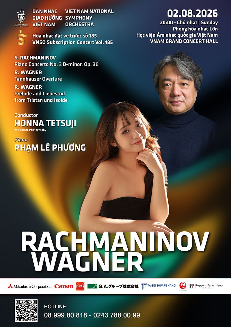Hòa nhạc đặt vé trước số 185 - Subscription Concert Vol 185 | Rachmaninov Wagner