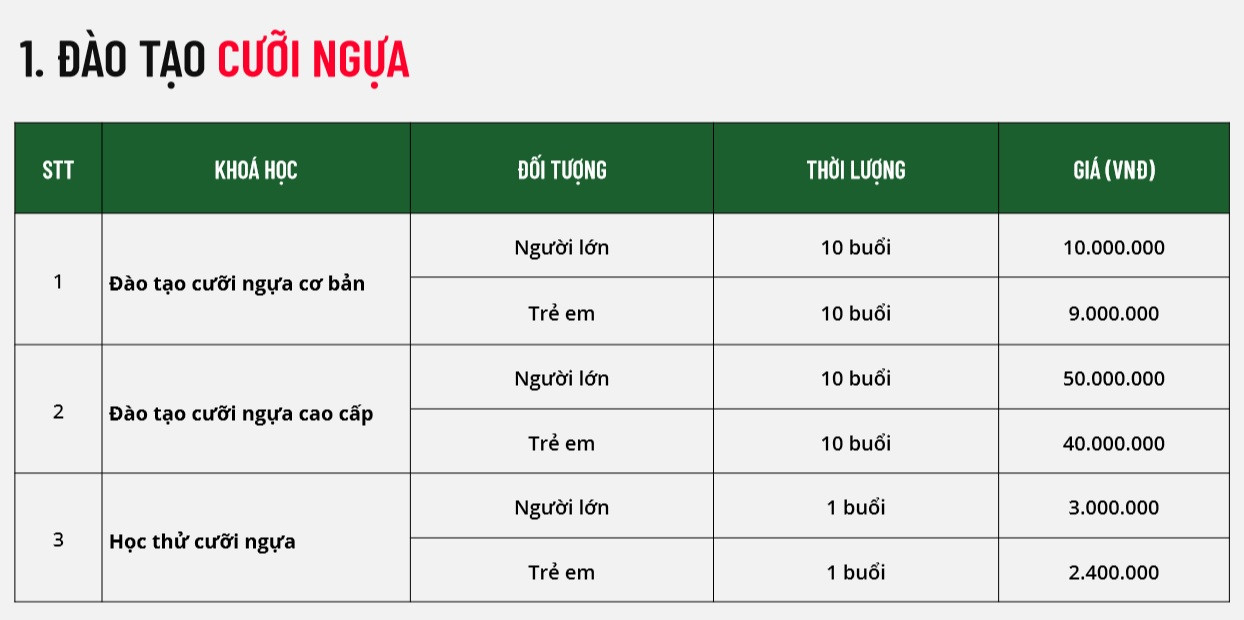 Bán vé trải nghiệm cưỡi ngựa đẳng cấp quốc tế đầu tiên tại Việt Nam - Vinpearl Horse Academy Vũ Yên