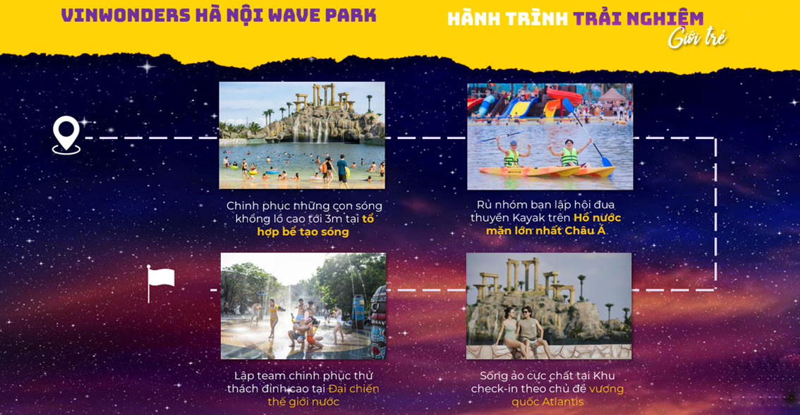 Bán vé vào cửa Công viên nước VinWonders Hà Nội Water Park & Wave Park