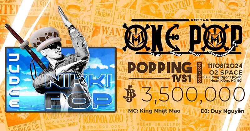 Giải đấu dance ONE POP 2024 với vị judge cực máu chiến Nikki Pop