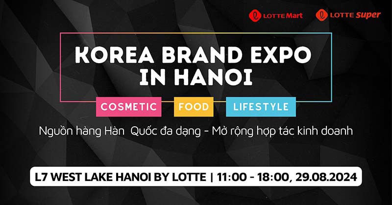 Sự kiện thương mại Korea Brand Expo in Hanoi 2024