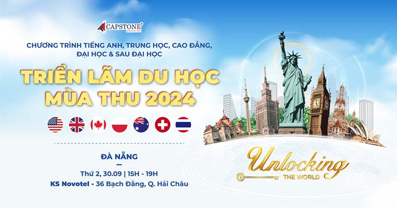 Triển lãm Du học Quốc tế mùa thu 2024 tại Đà Nẵng - Ngày 30/09