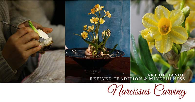 Workshop Gọt củ hoa thủy tiên - Narcissus Bulb Carving Workshop with Tấm Cuisine