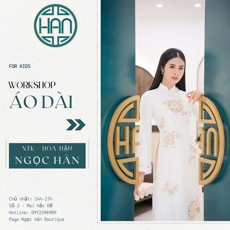 Workshop Thiết kế Áo dài cùng nhà thiết kế Ngọc Hân - Ngày 12/01/2025