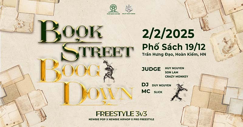 Giải đấu dance - Book Street Boog Down 2025