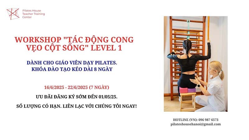 Workshop tác động cong vẹo cột sống (level 1) | Ngày 16-17/06/25