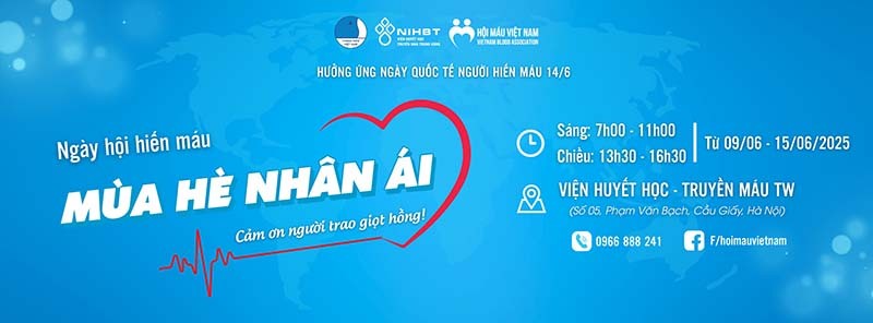 Ngày hội hiến máu lớn nhất dịp hè - Mùa Hè Nhân Ái 2025