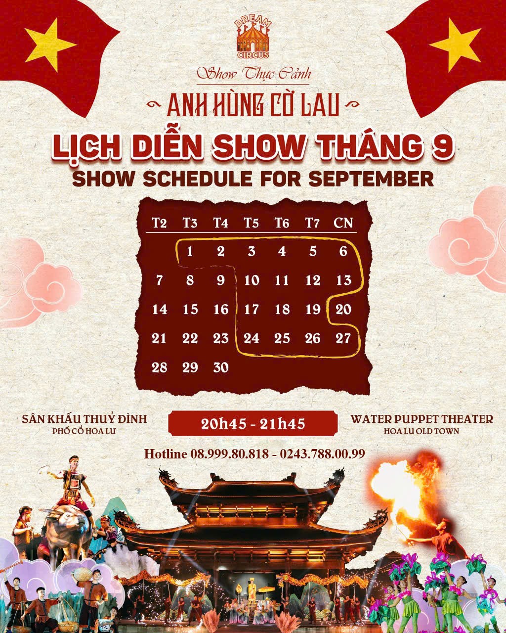 Show thực cảnh ANH HÙNG CỜ LAU - Hoa Lư Ninh Bình | Immersive historical live show
